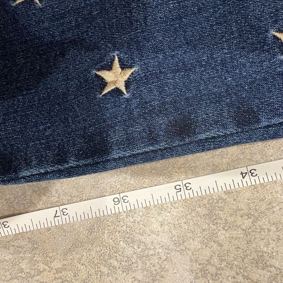 Judy Blue Skinny Blue Jeans with Star Pattern - Picture 11 of 11